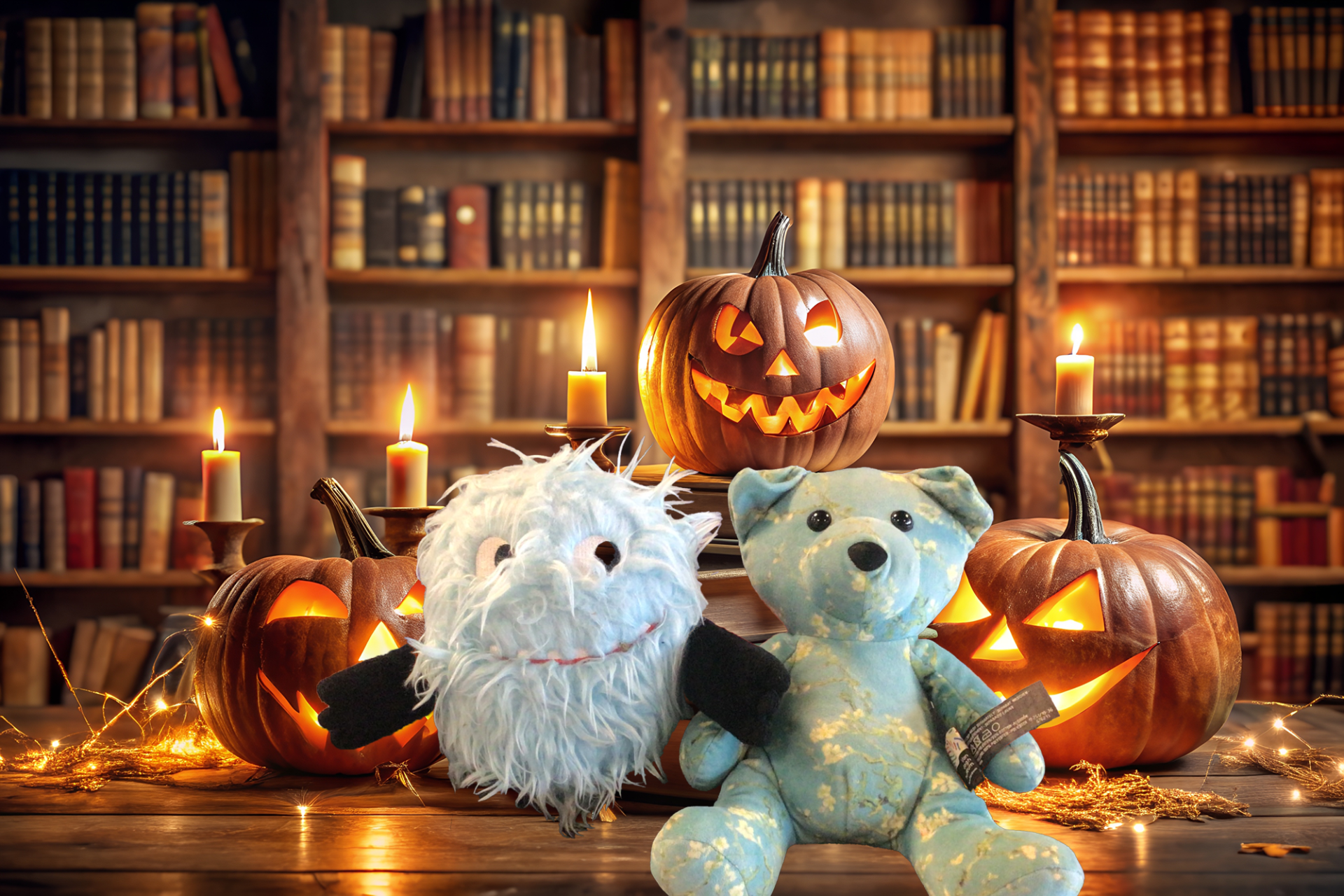 Vincent and Monster - and the Spooky Library